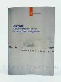 Koninklijke Marine naslagwerk - handboek leidraad militair optreden onder extreme omstandigheden - gebruikt - origineel