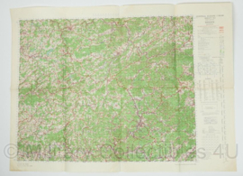 WW2 British War Office map 1944 Central Europe Siegen - 87,5 x 64,5 cm - origineel