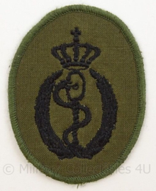 KL Landmacht Geneeskundige Dienst brevet embleem - ovaal - afmeting 5 x 7 cm - origineel