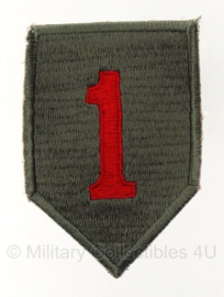 1st Infantry Division patch - "Big red one"- 10 x 6 cm - cut edge versie