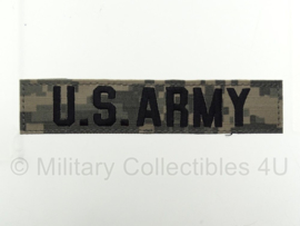 US Army ACU camo branch tape/naamlint met klittenband - origineel