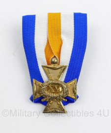 Medaille 15 jaar trouwe dienst - 7 x 5 cm - origineel