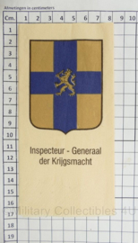 KL Nederlandse leger Inspecteur-Generaal der Krijgsmacht servet - origineel