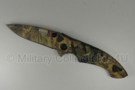 Zakmes hunter camo - dicht lemmet