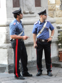 Italiaanse Carabinieri politie Overhemd Lichtblauw - meerdere maten  - origineel