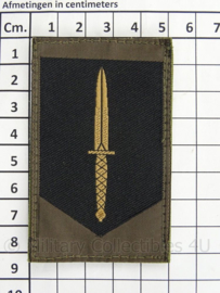 KL Landmacht GVT arm embleem GVT KCT Korps Commando Troepen  - met klittenband - Zeldzaam - afmeting 5 x 8,5 cm - origineel