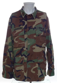 Zeldzame Woodland jas van het Luxemburgse leger met rangen  -  Large/Regular  -  origineel