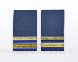 KLU Koninklijke Luchtmacht GLT Gala uniform epauletten paar - Eerste-Luitenant - origineel