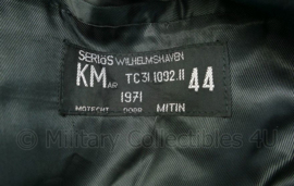 Kmar Marechaussee zwarte wollen mantel uit 1971- maat 44 - origineel