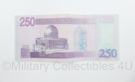 Irakees briefgeld Central Bank of Iraq 250 Dinars Saddam Hussein - origineel
