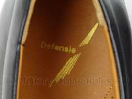 KL Nederlandse leger DT nette schoenen "Defensie" ZWART - lederen zool - ONGEDRAGEN - maat 9,5M = 44,5 = 285M - origineel