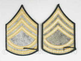 Paar rangstrepen US Sergeant First Class Vietnam oorlog - origineel