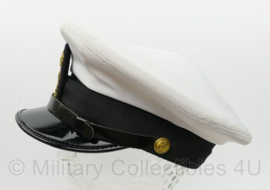 Koninklijke Marine platte pet 1957 met extra tropen khaki overtrek - maat M/57 cm - origineel