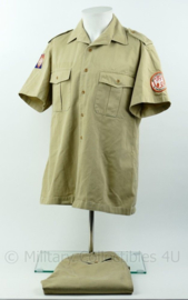 Nederlandse leger overhemd mt 40 - met lange broek mt 50 - Sinaai missie - origineel