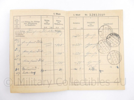 WO2 Duits Postsparbuch document set 4 delig - origineel Wo2 Duits