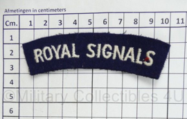 British Army shoulder title ENKEL Royal Signals - 10 x 3 cm - origineel