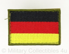 Uniform landsvlag Duitsland stof - met klittenband -7,2 x 5 cm.