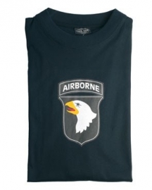 T shirt 101st airborne - zwart