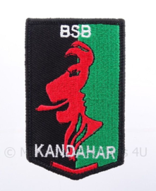 KMAR Koninklijke Marechaussee BSB Brigade Speciale Beveiligingsopdrachten "kandahar" embleem - met klittenband - afmeting 5 x 8,5 cm