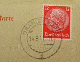 WO2 Duitse postkarte 1941 - konzentrationslager Sachsenhausen Oranienburg bei Berlin - origineel