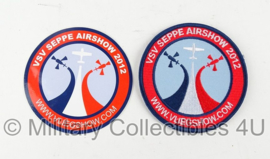 VSV Seppe Airshow 2012 sticker en embleem set - origineel