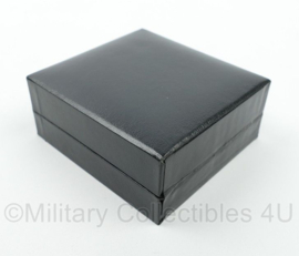 Defensie leeg doosje voor manchetknopen - 7 x 7,5 x 3 cm - origineel