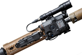 Tactical M600C ScoutLight PEQ15 laser 3-delige kit voor op wapen – ZWART