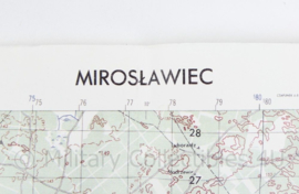 USA Defence mapping agency stafkaart Poland Miroslawiec M753 2524IV - 1 : 50.000 - 74 x 58 cm - origineel