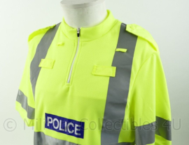 Britse Politie Police Endura Yellow shirt met portofoonlussen - maat Medium - nieuw - origineel