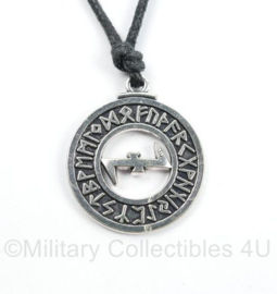 WO2 Duitse replica SS Niederlande Wolfsangel ketting
