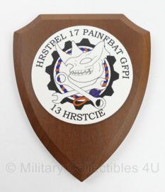 KL Wandbord HRSTPL 17 Painbat GFPI 13 HRCTCIE - 15 x 1,5 x 19 cm - origineel