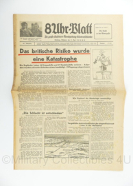 WO2 Duitse krant 8 Uhr Blatt Illustrierte Abendzeitung 17 juni 1942 - 47 x 32 cm - origineel
