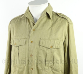 KM Marine tropen uniform set overhemd en broek - 1973 - khaki - maat overhemd 36 - origineel