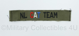 Defensie NL CAT TEAM naamlint - Canadian Army Trophy schietwedstrijd - 15 x 3 cm - origineel