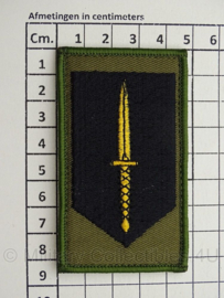 KCT Korps Commandotroepen GVT uniform embleem - met klittenband - 8,3 x 5 cm