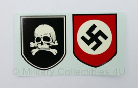 1 paar Decals SS Totenkopf