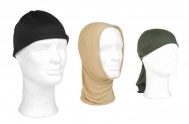 Multifunctioneel hoofddeksel - muts, balaclava, sjaal, hoofdband etc. - Woodland camo