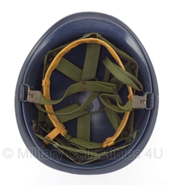 M1 helm (binnen + buitenhelm) Korps Rijkspolitie blauw - met logo - origineel
