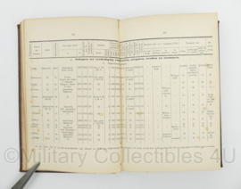 Jaarboekje der Adelborsten aan het Koninklijk Instituut voor de Marine te Willemsoord 1883 - 13,5 x 2 x 29,5 cm -origineel