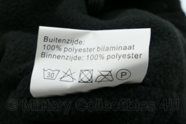 KL Nederlandse leger  wintermuts met zijflappen - Hassing BV - Zwart - maat Large - ongedragen - origineel