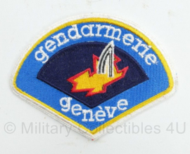 Zwitsers embleem Gendarmerie Geneve - 10 x 8 cm -  origineel