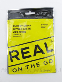 Real on the Go Energy Drink with a taste of Lemon rantsoen - t.h.t. 06-2024
