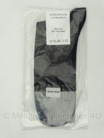 Nederlandse leger sokken "Superwash"- 90% wol, 10 % polyamide - ZWART - maat 43-45 of 46-49 - origineel