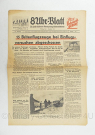 WO2 Duitse krant 8 Uhr Blatt Illustrierte Abendzeitung 1 december 1941 - 47 x 32 cm - origineel