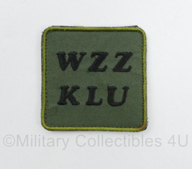 Defensie WZZ KLU Gebouw Welzijnszorg KLU borstembleem - met klittenband - 5 x 5 cm - origineel