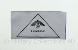 WO2 Duits DRK Deutsches Rotes Kreuz armel dreieck Innsbruck 3 zwart - 10 x 5 cm - replica