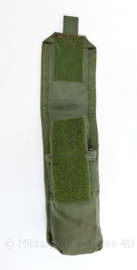 Defensie en Korps Mariniers GROENE Profile Equipment MOLLE M4 C7 magazijntas - gebruikt - 20 x 8,5 x 5 cm - origineel