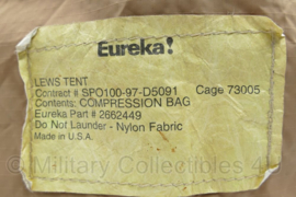 Eureka tent LEWS Compression bag khaki - 55 x 25 cm. (lengte x diam.) origineel