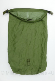 Drybag KL Nederlandse leger waterdichte zak rugzak klein groen - 60 x 37 cm - gebruikt - origineel