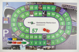 Gemeente Rotterdam Stadstoezicht ganzenbord spel - 32 x 26 x 4 cm - origineel